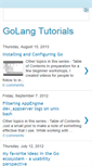 Mobile Screenshot of golangtutorials.blogspot.com