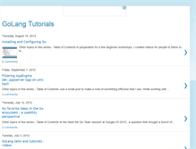 Tablet Screenshot of golangtutorials.blogspot.com