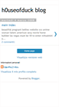 Mobile Screenshot of h0useofduck.blogspot.com
