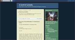 Desktop Screenshot of curioushao.blogspot.com