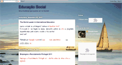 Desktop Screenshot of educacaosocial2009.blogspot.com