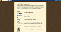Desktop Screenshot of derekmuirden.blogspot.com
