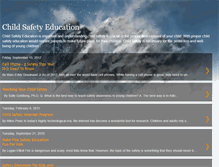 Tablet Screenshot of childsafetyeducation.blogspot.com