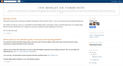 Desktop Screenshot of cynmobleyoncommunity.blogspot.com