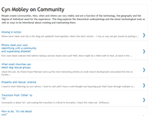 Tablet Screenshot of cynmobleyoncommunity.blogspot.com