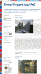Mobile Screenshot of buggeringonwards.blogspot.com