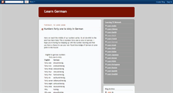 Desktop Screenshot of learngerman-55.blogspot.com