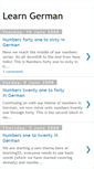 Mobile Screenshot of learngerman-55.blogspot.com