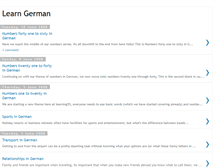 Tablet Screenshot of learngerman-55.blogspot.com