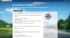 Desktop Screenshot of muhammadiyahmesuji.blogspot.com