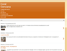Tablet Screenshot of coralgenciana.blogspot.com