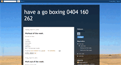 Desktop Screenshot of haveagoboxing.blogspot.com