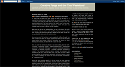 Desktop Screenshot of creativeforgeandthetinywasteland.blogspot.com