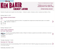 Tablet Screenshot of kenbakerbooks.blogspot.com