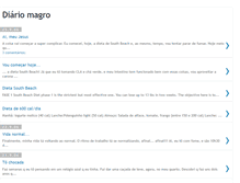 Tablet Screenshot of diario-magro.blogspot.com