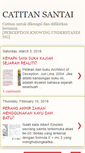 Mobile Screenshot of catitansantai.blogspot.com