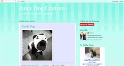 Desktop Screenshot of juicydogcouture.blogspot.com