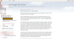 Desktop Screenshot of ingooglewetrust.blogspot.com