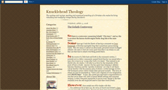 Desktop Screenshot of knuckleheadtheology.blogspot.com