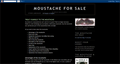 Desktop Screenshot of moustacheforsale.blogspot.com