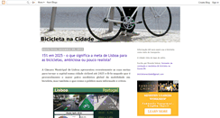 Desktop Screenshot of bicicletanacidade.blogspot.com