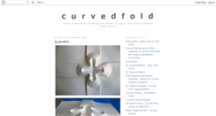 Desktop Screenshot of curvedfold.blogspot.com
