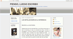 Desktop Screenshot of angeles-piensoluegoescribo.blogspot.com