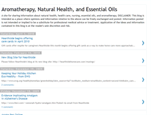 Tablet Screenshot of essentialoilaromatherapy.blogspot.com