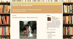 Desktop Screenshot of nornsnotebook.blogspot.com
