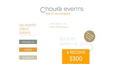 Desktop Screenshot of chouraevents.blogspot.com