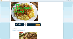 Desktop Screenshot of beefstroganoffrecipes.blogspot.com