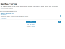 Tablet Screenshot of desktopthemes.blogspot.com