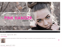 Tablet Screenshot of pinkhanger-fashionblog.blogspot.com