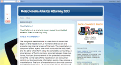 Desktop Screenshot of mesothelioma-asbestos-attorney-2013.blogspot.com