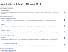 Tablet Screenshot of mesothelioma-asbestos-attorney-2013.blogspot.com