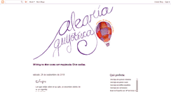 Desktop Screenshot of alegriaquijotesca.blogspot.com