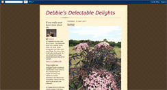Desktop Screenshot of debbiesdelectabledelights.blogspot.com