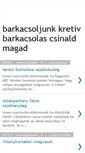 Mobile Screenshot of barkacsoljunk.blogspot.com