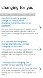 Mobile Screenshot of changing-for-you.blogspot.com