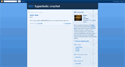 Desktop Screenshot of hyperboliccrochet.blogspot.com