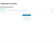 Tablet Screenshot of hyperboliccrochet.blogspot.com
