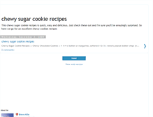 Tablet Screenshot of chewy-sugar-cookie-recipes.blogspot.com