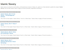 Tablet Screenshot of islamic-slavery.blogspot.com