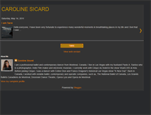 Tablet Screenshot of carolinesicard.blogspot.com