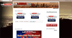 Desktop Screenshot of lamediawatchnews.blogspot.com