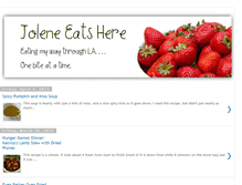 Tablet Screenshot of joleneeatshere.blogspot.com