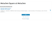 Tablet Screenshot of metuchensquare.blogspot.com