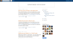 Desktop Screenshot of ensuredsuccess.blogspot.com