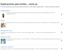 Tablet Screenshot of explicacionesparatontos.blogspot.com