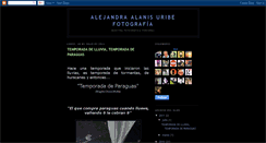 Desktop Screenshot of alejandraalanisfotos.blogspot.com